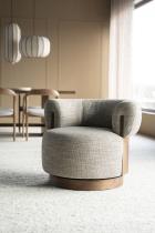 Fauteuil Nila bruin - Vanu taupe 