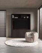 DTP Home Maroon TV Cabinet