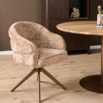 Eetkamerstoel Bella - Cinnamon, Brons