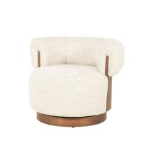 Fauteuil Nila bruin - Vanu beige 