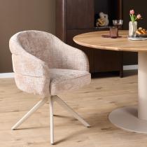 Eetkamerstoel Bella - Beige, Zand