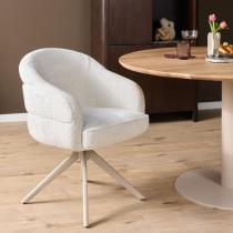 Eetkamerstoel Bella - Off White, Zand