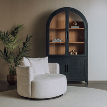 Fauteuil Bolza- Trenza ivory