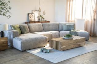 Bank Elise - Ronde hoekopstelling